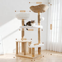 Okra Modern with Rattan Cat Basket(51INCH)