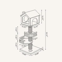 Catsvillas - Black Nest - Cat Furniture