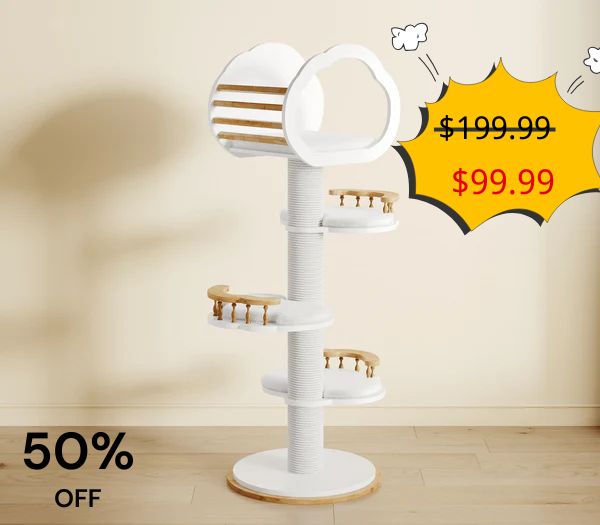 Catsvillas - Lonra Wooden Stand Cat Tower - Cat Furniture