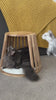 Omee Modern Cat Furniture, Solid Wood Cat Bedside Table & Cat Bed